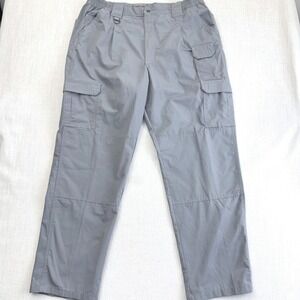 Propper Mens Grey Tactical Cargo Ripstop Pants 44x34 Work Outdoor F5220